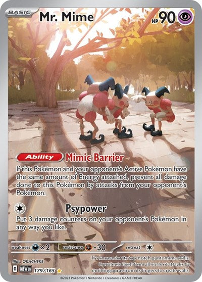 Mr. Mime - (179/165) - SV: Scarlet & Violet 151 - (Illustration Rare)