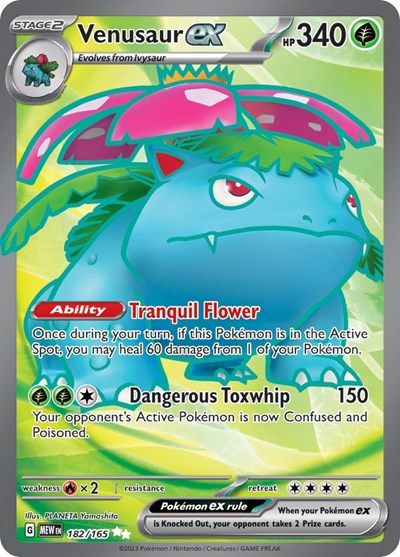 Venusaur ex - (182/165) - SV: Scarlet & Violet 151 - (Ultra Rare)