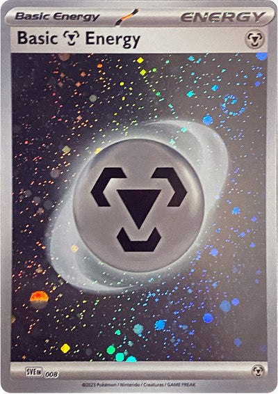 Basic Metal Energy (Cosmos Holo) - (008) - SVE: Scarlet & Violet Energies - (Common)