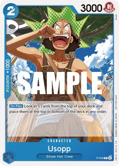 Usopp (Sealed Battle Kit Vol. 1) - (P-049) - One Piece Promotion Cards - (Promo)
