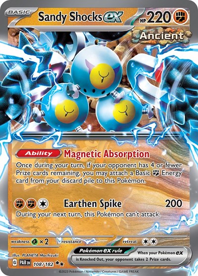 Sandy Shocks ex - (108/182) - SV04: Paradox Rift - (Double Rare)