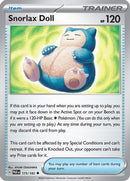 Snorlax Doll (175/182) [Scarlet & Violet: Paradox Rift]