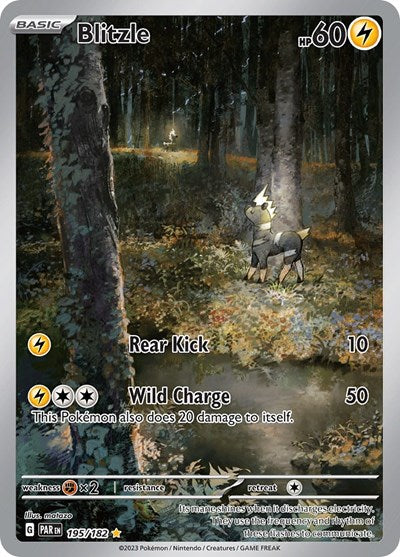 Blitzle - (195/182) - SV04: Paradox Rift - (Illustration Rare)