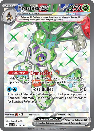 Froslass ex - (217/182) - SV04: Paradox Rift - (Ultra Rare)