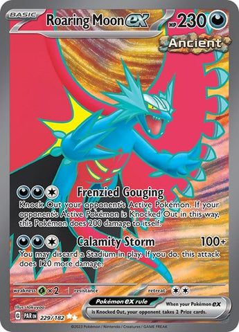 Roaring Moon ex - (229/182) - SV04: Paradox Rift - (Ultra Rare)