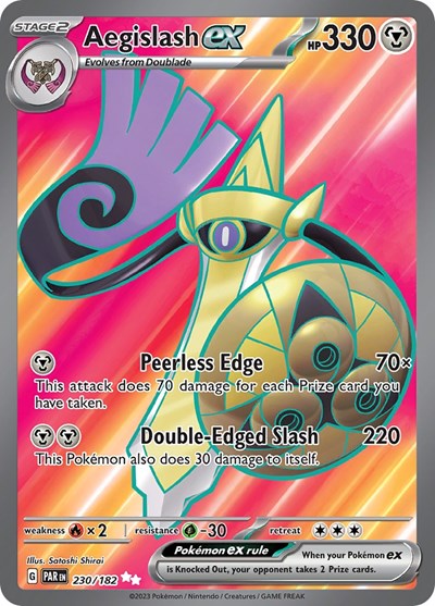 Aegislash ex - (230/182) - SV04: Paradox Rift - (Ultra Rare)