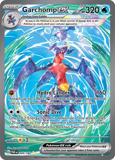 Garchomp ex - (245/182) - SV04: Paradox Rift - (Special Illustration Rare)