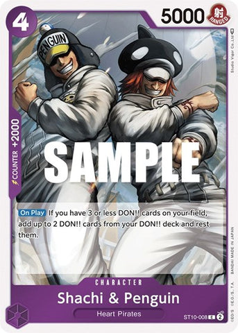 Shachi & Penguin - (ST10-008) - Ultra Deck: The Three Captains - (Common)