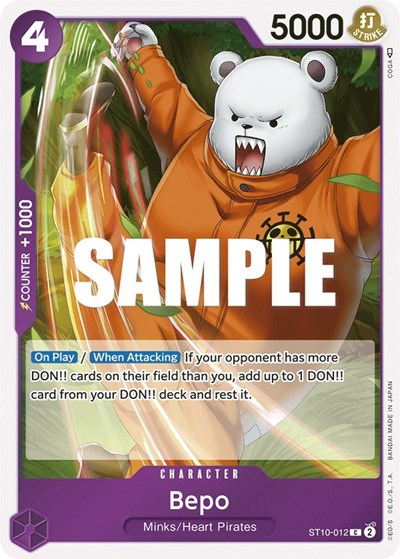 Bepo - (ST10-012) - Ultra Deck: The Three Captains - (Common)