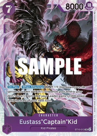 Eustass"Captain"Kid - (ST10-013) - Ultra Deck: The Three Captains - (Super Rare)
