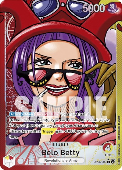 Belo Betty - (OP05-002) - Awakening of the New Era - (Leader)