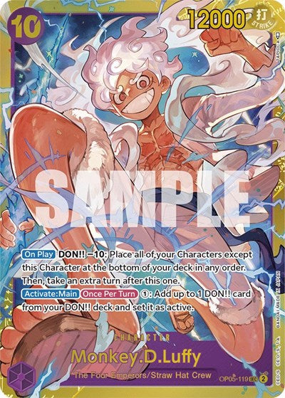 Monkey.D.Luffy - (OP05-119) - Awakening of the New Era - (Secret Rare)