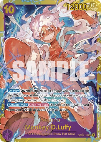 Monkey.D.Luffy - (OP05-119) - Awakening of the New Era - (Secret Rare)
