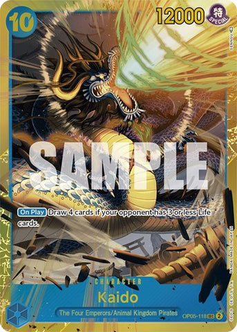 Kaido - (OP05-118) - Awakening of the New Era - (Secret Rare)