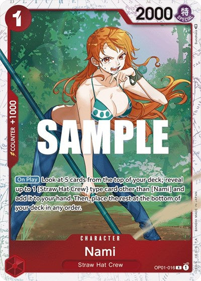Nami (Ultra Deck: The Three Captains) - (OP01-016) - One Piece Promotion Cards - (Rare)