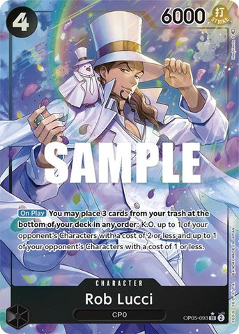 Rob Lucci - (OP05-093) - Awakening of the New Era - (Super Rare)