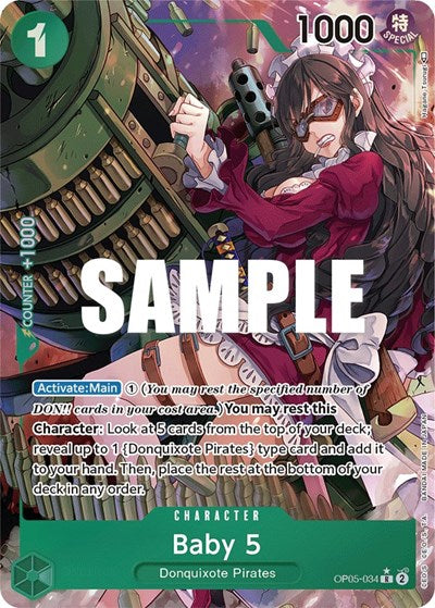 Baby 5 - (OP05-034) - Awakening of the New Era - (Rare)