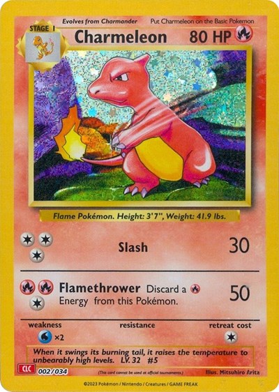 Charmeleon - (002/034) - Trading Card Game Classic - (Classic Collection)