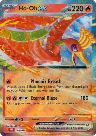 Ho-oh ex (007/034) [Trading Card Game Classic]