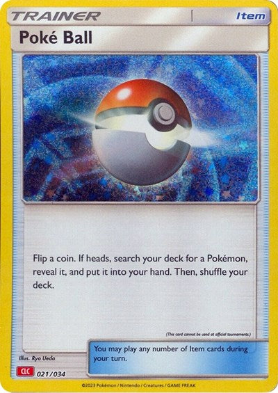 Poke Ball (CLC) - (021/034) - Trading Card Game Classic - (Classic Collection)