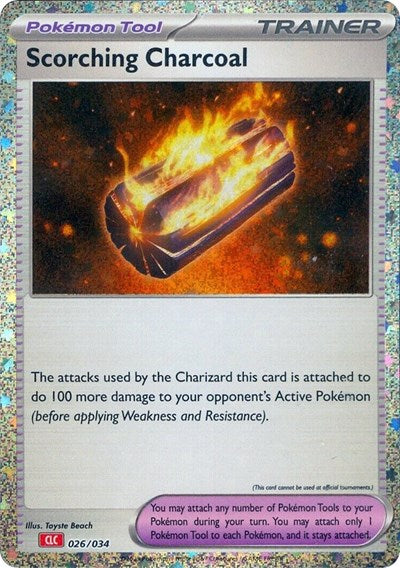 Scorching Charcoal - (026/034) - Trading Card Game Classic - (Classic Collection)