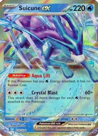 Suicune ex [Trading Card Game Classic] 010/034