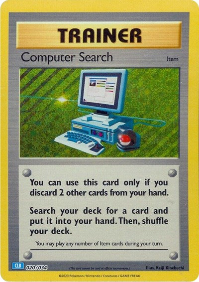 Computer Search (CLB) - (020/034) - Trading Card Game Classic - (Classic Collection)