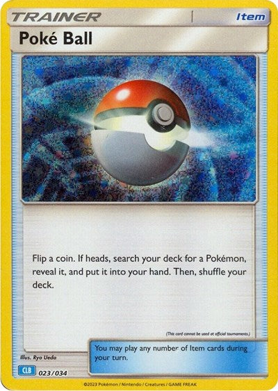 Poke Ball (CLB) - (023/034) - Trading Card Game Classic - (Classic Collection)