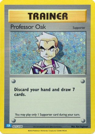 Professor Oak (CLB) [Trading Card Game Classic]