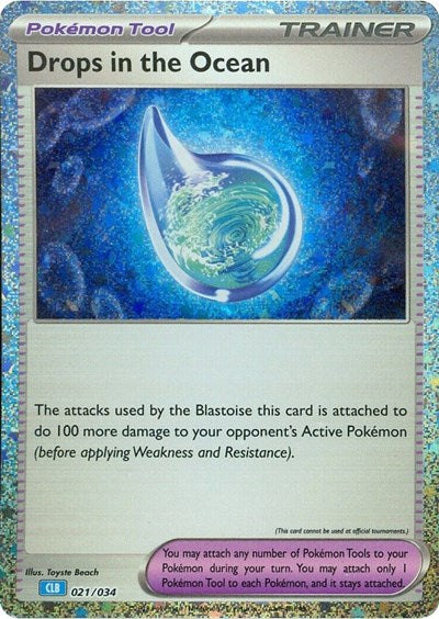 Drops in the Ocean - (021/034) - Trading Card Game Classic - (Classic Collection)