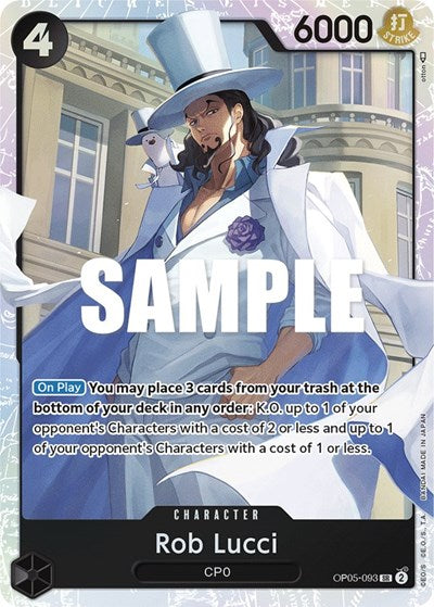 Rob Lucci - (OP05-093) - Awakening of the New Era - (Super Rare)