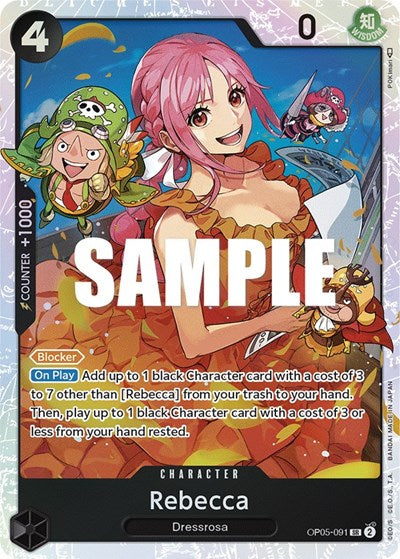 Rebecca - (OP05-091) - Awakening of the New Era - (Super Rare)