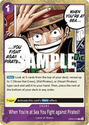 When You're at Sea You Fight against Pirates!! - (OP05-076) - Awakening of the New Era - (Rare)