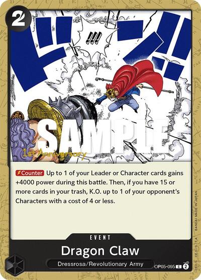 Dragon Claw - (OP05-095) - Awakening of the New Era: 1st Anniversary Tournament Cards - (Common)