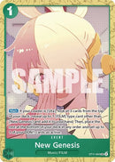 New Genesis (Starter Deck 11: Uta Deck Battle) - (ST11-004) - One Piece Promotion Cards - (Super Rare)