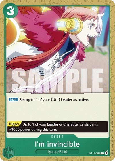 I'm invincible - (ST11-005) - Starter Deck 11: Uta - (Common)