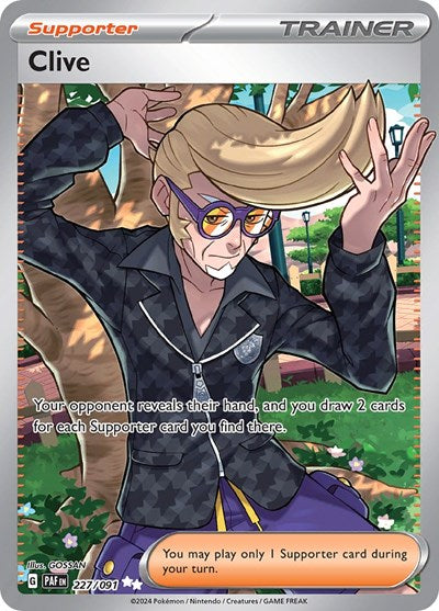 Clive - (227/091) - SV: Paldean Fates - (Ultra Rare)