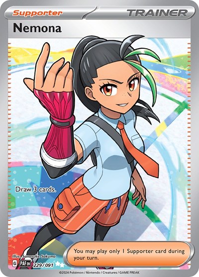 Nemona - (229/091) - SV: Paldean Fates - (Ultra Rare)