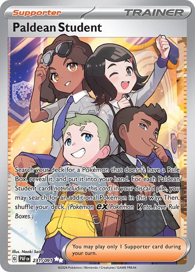 Paldean Student - (231/091) - SV: Paldean Fates - (Ultra Rare)