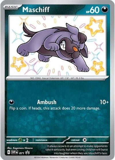 Maschiff - (071) - SV: Scarlet & Violet Promo Cards - (Promo)