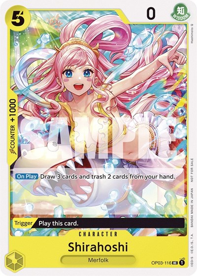 Shirahoshi (Tournament Pack Vol. 6) - (OP03-116) - One Piece Promotion Cards - (Uncommon)