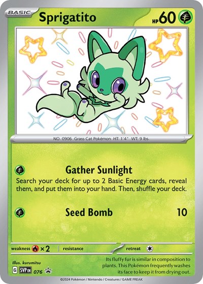 Sprigatito - (076) - SV: Scarlet & Violet Promo Cards - (Promo)