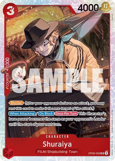 Shuraiya - (OP06-009) - Wings of the Captain - (Super Rare)