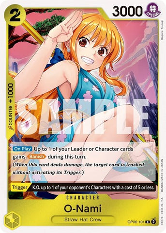 O-Nami - (OP06-101) - Wings of the Captain - (Rare)