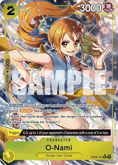 O-Nami - (OP06-101) - Wings of the Captain - (Rare)