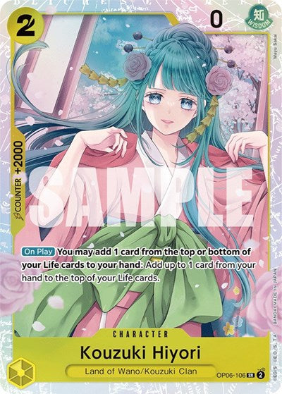 Kouzuki Hiyori - (OP06-106) - Wings of the Captain - (Super Rare)