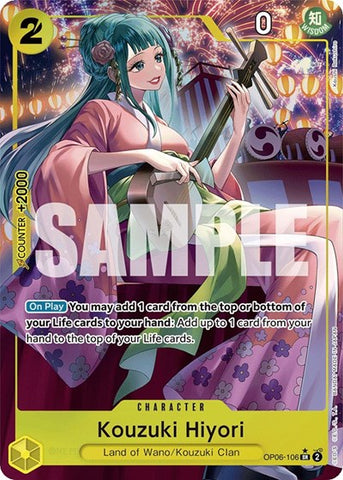 Kouzuki Hiyori - (OP06-106) - Wings of the Captain - (Super Rare)