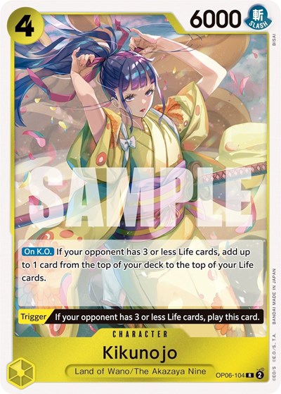 Kikunojo - (OP06-104) - Wings of the Captain - (Rare)