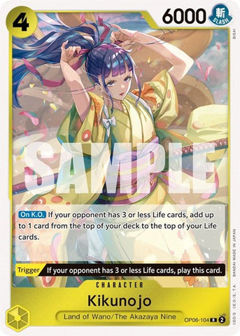 Kikunojo - (OP06-104) - Wings of the Captain - (Rare)