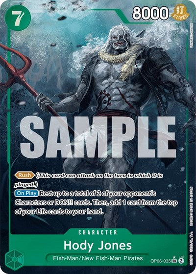 Hody Jones - (OP06-035) - Wings of the Captain - (Super Rare)